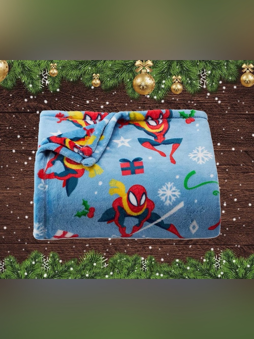 Marvel Spider-Man Big Plush Throw Blanket 5ft x 6ft